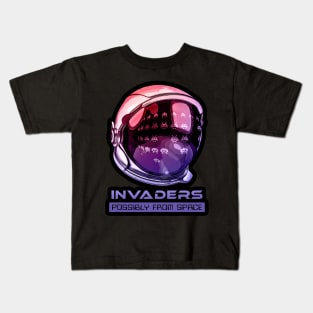 INVADERS...Possibly from space Kids T-Shirt